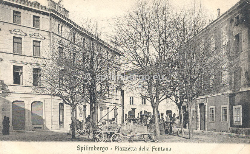 Spilimbergo, Piazzetta della Fontana 1905