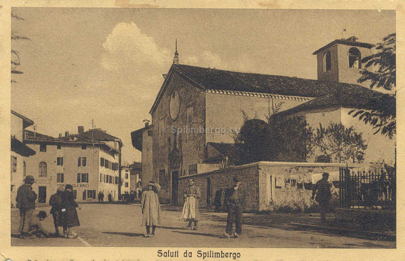 Spilimbergo, chiesa dei Frati 1913