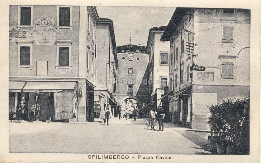 Spilimbergo, piazza Cavour 1935