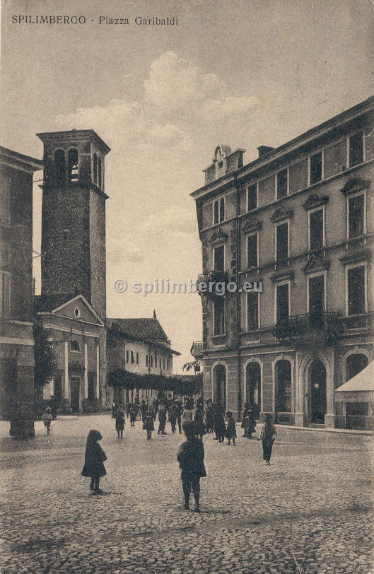 Spilimbergo, piazza Garibaldi 1917