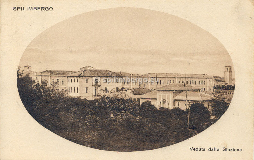 Spilimbergo, veduta dalla stazione 1925