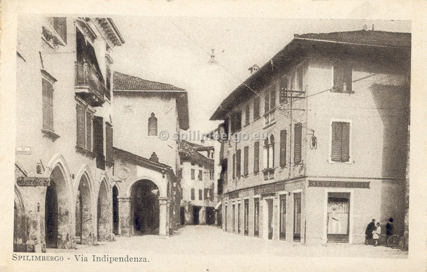 Spilimbergo, via Indipendenza 1930