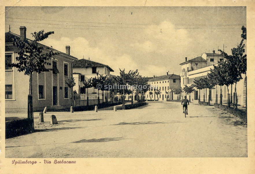 Spilimbergo, viale Barbacane 1948