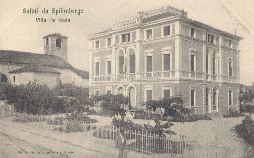Spilimbergo, villa De Rosa 1910 ca